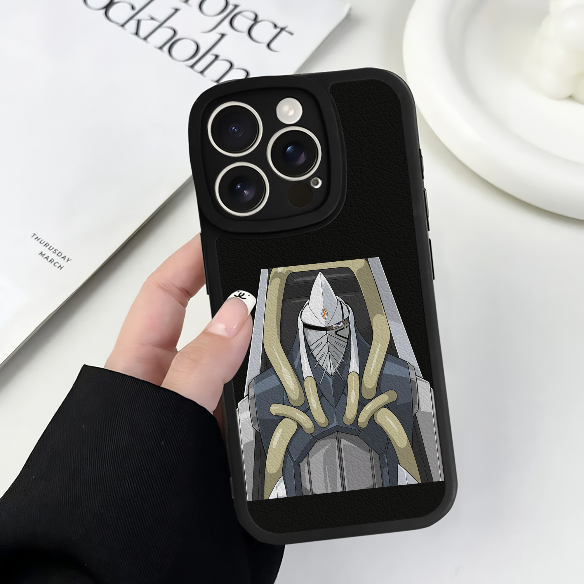 （画像用） 遊☆戯☆王 Yu-Gi-Oh! 【iPhone 16シリーズ対応】シリコンスマホケース（レザー調） 材質：シリコン